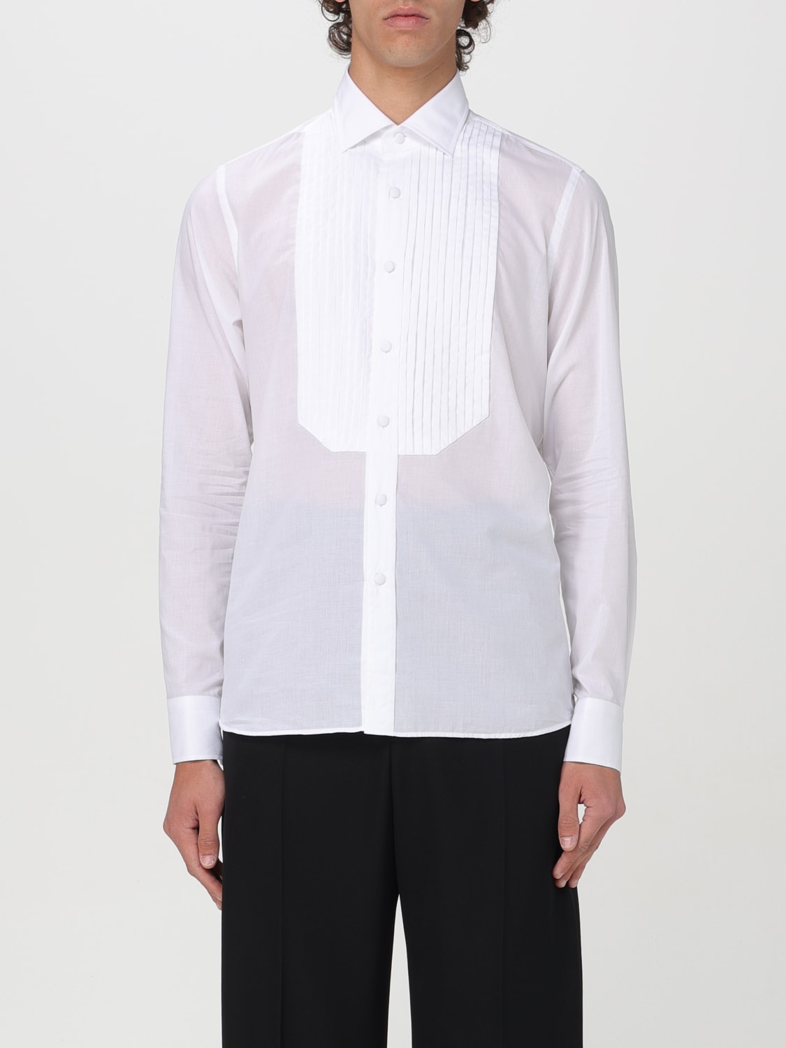 Giglio Camicia Tagliatore in popeline di cotone