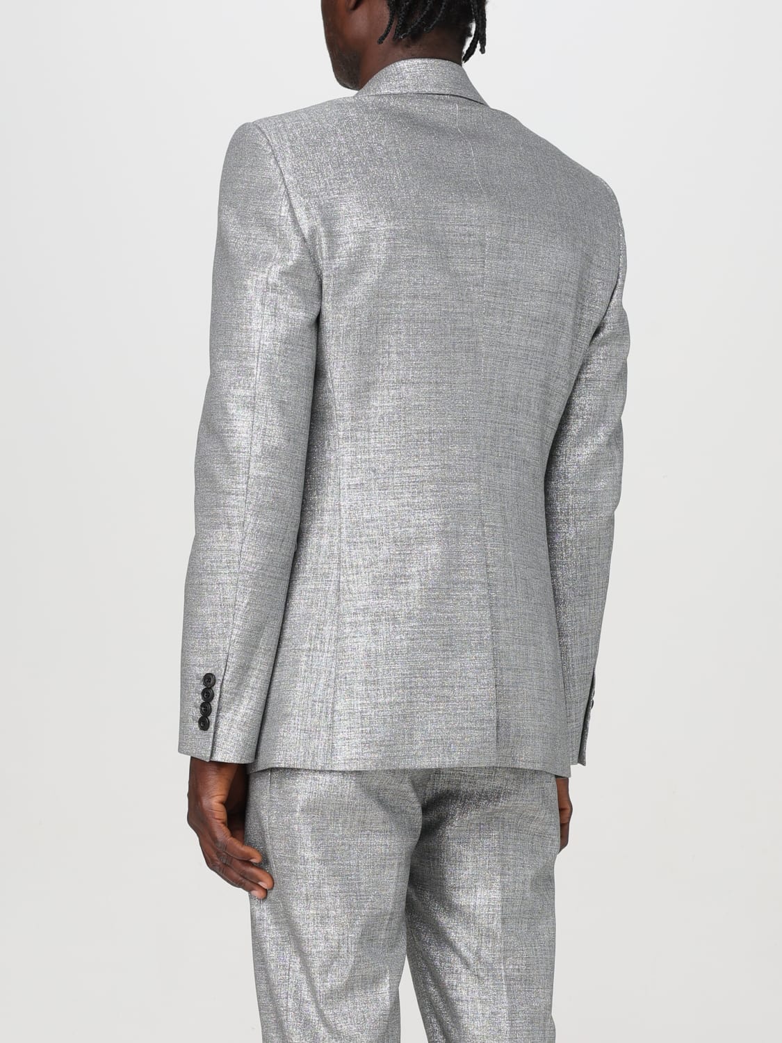 ALEXANDER MCQUEEN BLAZER: Jacket men Alexander McQueen, Silver - Img 3