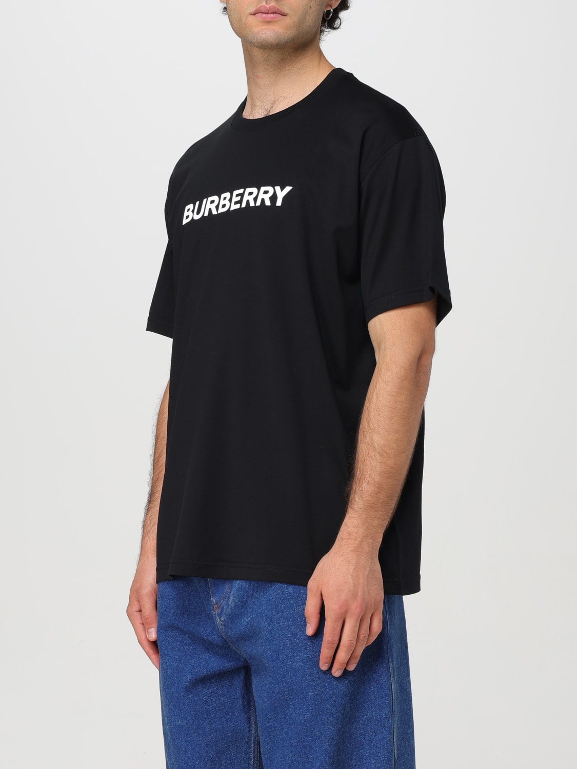 BURBERRY T-SHIRT: T-shirt men Burberry, Black - Img 4