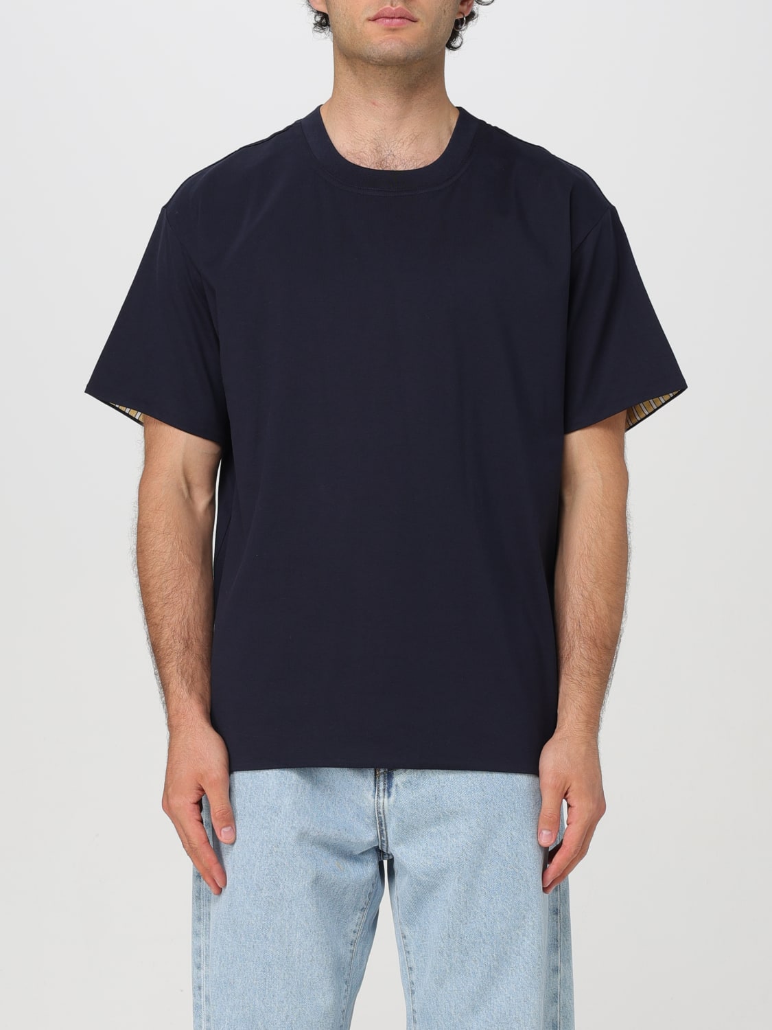 BOTTEGA VENETA T-SHIRT: T-shirt men Bottega Veneta, Navy - Img 1