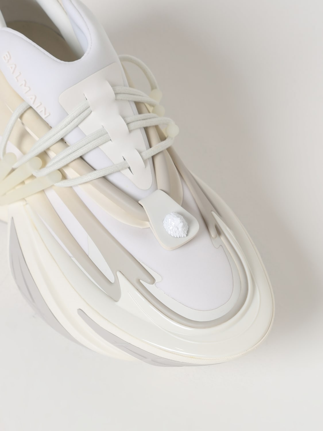 BALMAIN SNEAKERS: Sneakers woman Balmain, White - Img 4