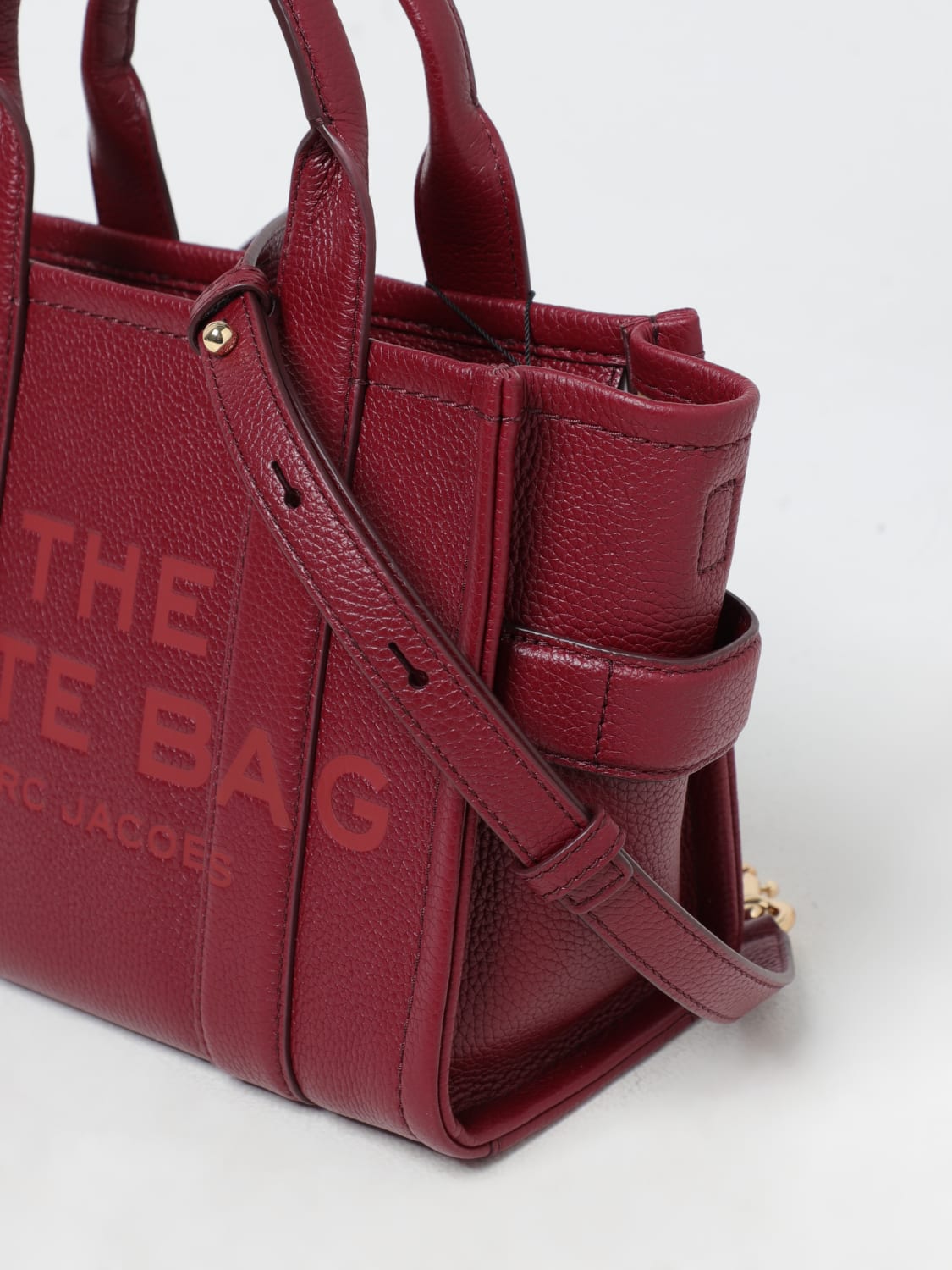 MARC JACOBS SAC CABAS: Sac porté épaule femme Marc Jacobs, Rubis - Img 3