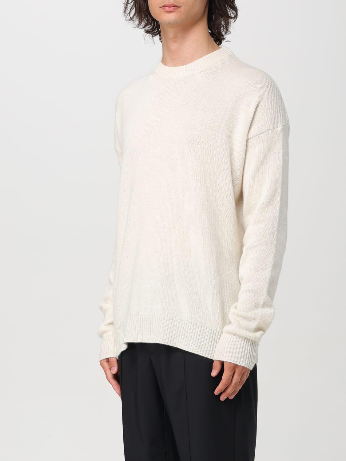 JIL SANDER PULL: Pull homme Jil Sander, Blanc - Img 4