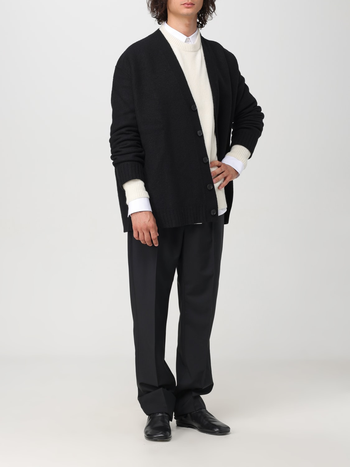 JIL SANDER CARDIGAN: Sweater men Jil Sander, Black - Img 2