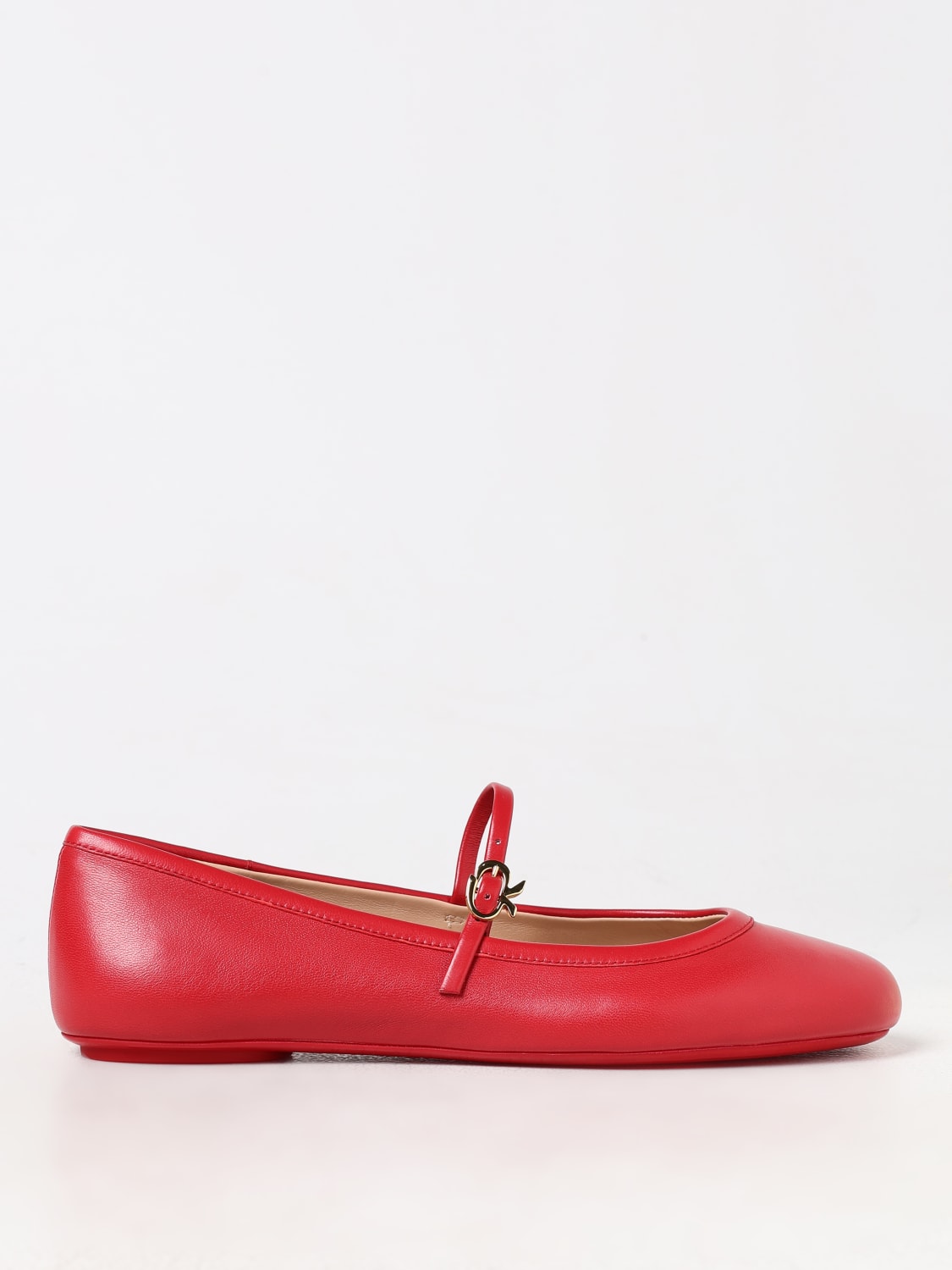 GIANVITO ROSSI BALLET FLATS: Ballet flats woman Gianvito Rossi, Tobacco - Img 1