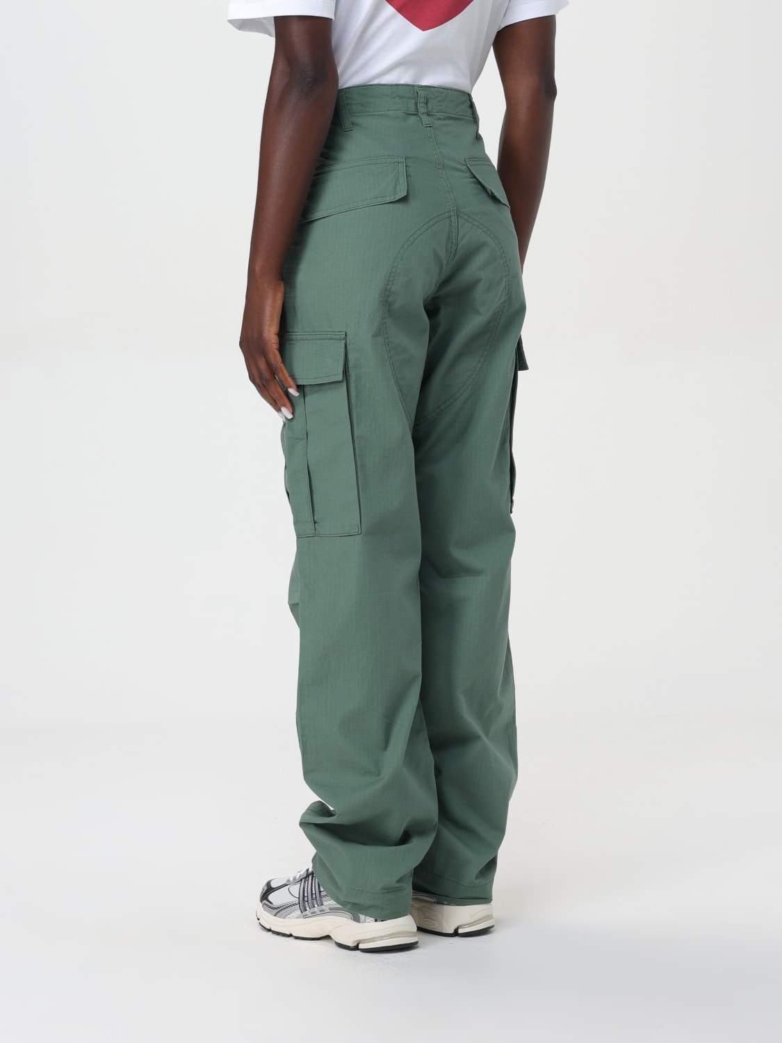 CARHARTT WIP PANTS: Pants woman Carhartt Wip, Green - Img 2