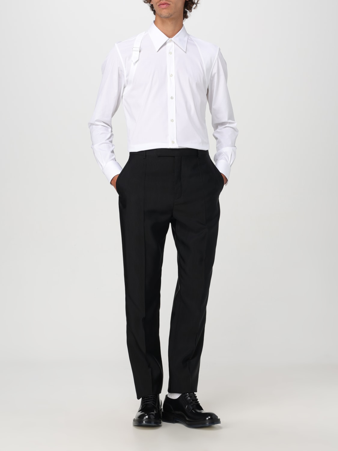 ALEXANDER MCQUEEN CHEMISE: Chemise homme Alexander McQueen, Blanc - Img 2