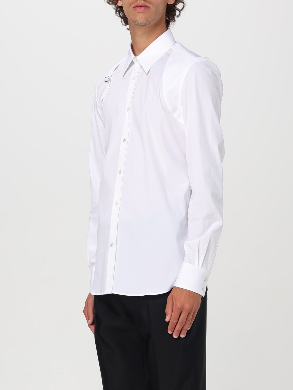 ALEXANDER MCQUEEN CHEMISE: Chemise homme Alexander McQueen, Blanc - Img 4