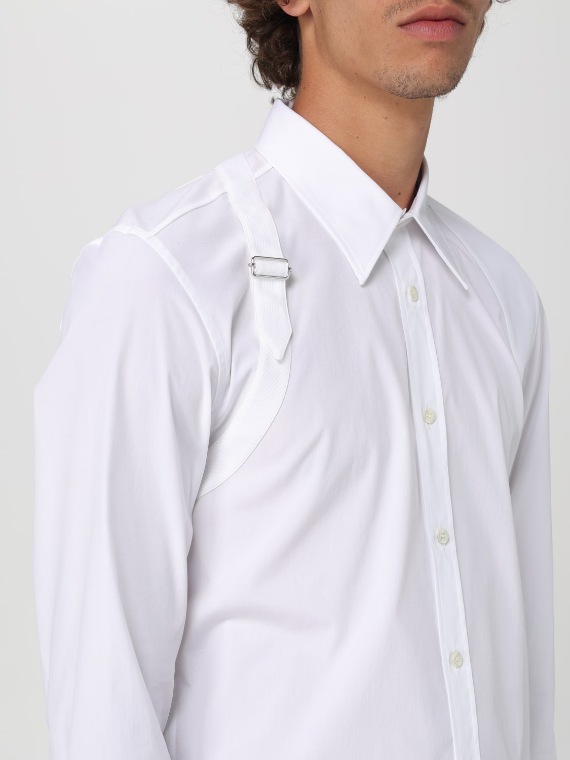 ALEXANDER MCQUEEN CHEMISE: Chemise homme Alexander McQueen, Blanc - Img 5