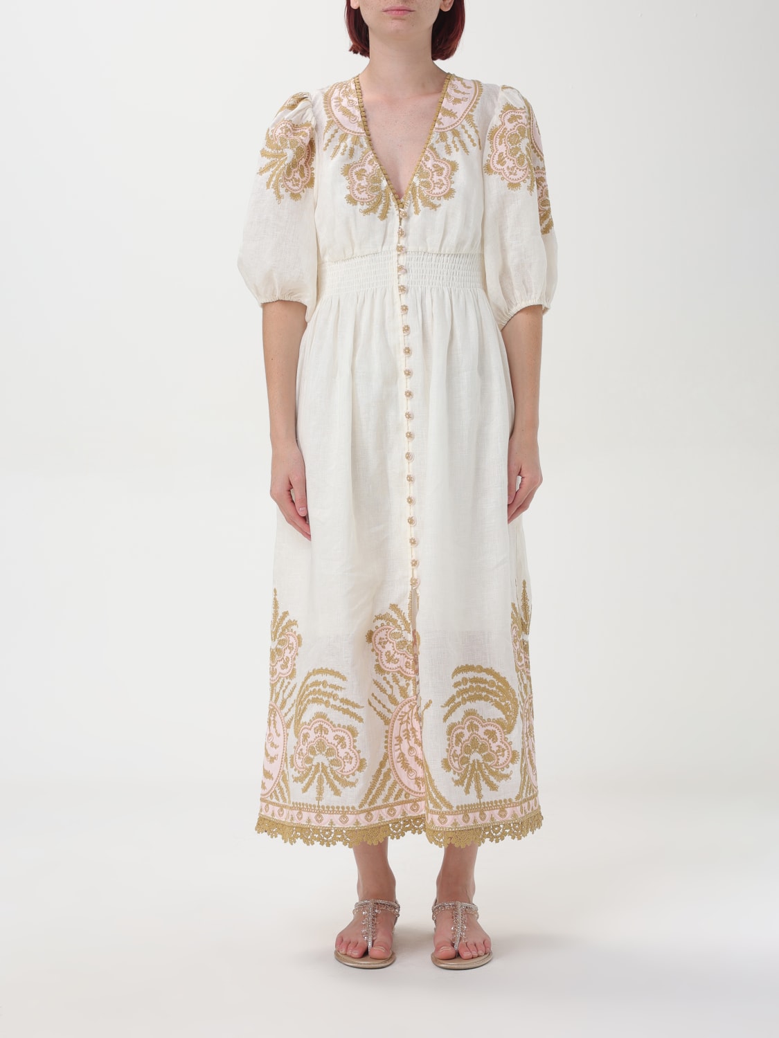 ZIMMERMANN ROBES: Robes femme Zimmermann, Beige - Img 1