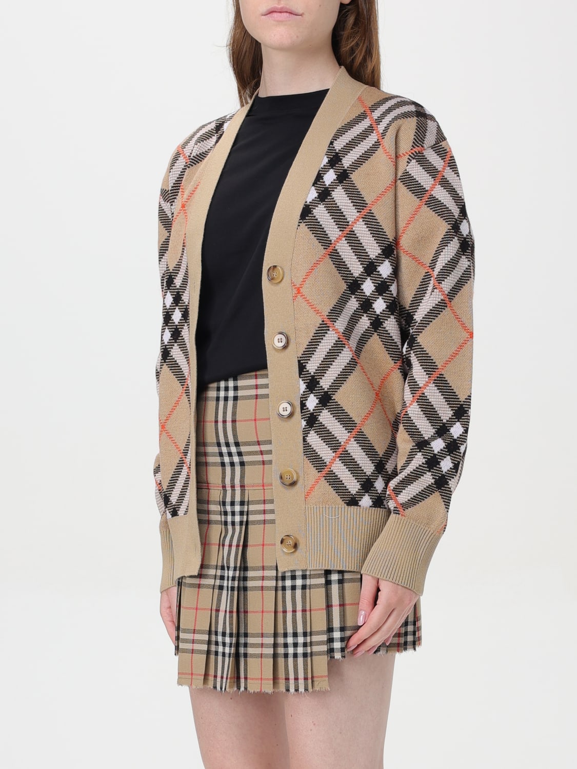 BURBERRY：カーディガン レディース - サンド | GIGLIO.COMオンライン