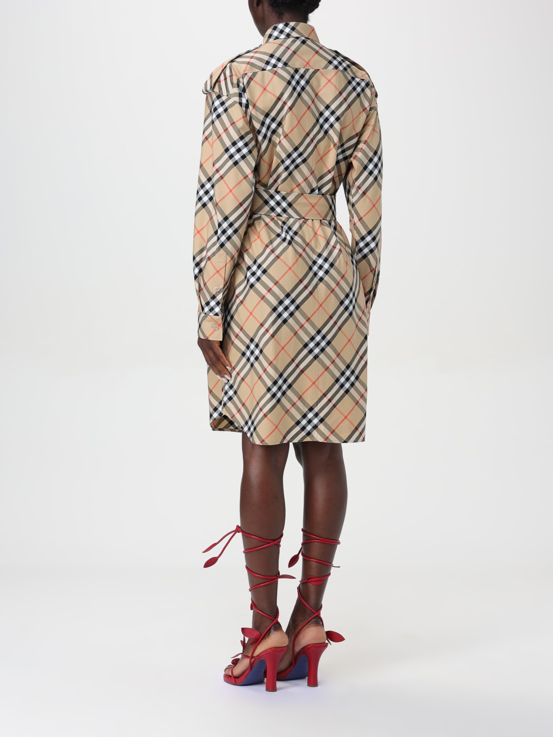 BURBERRY DRESS: Dress woman Burberry, Sand - Img 2