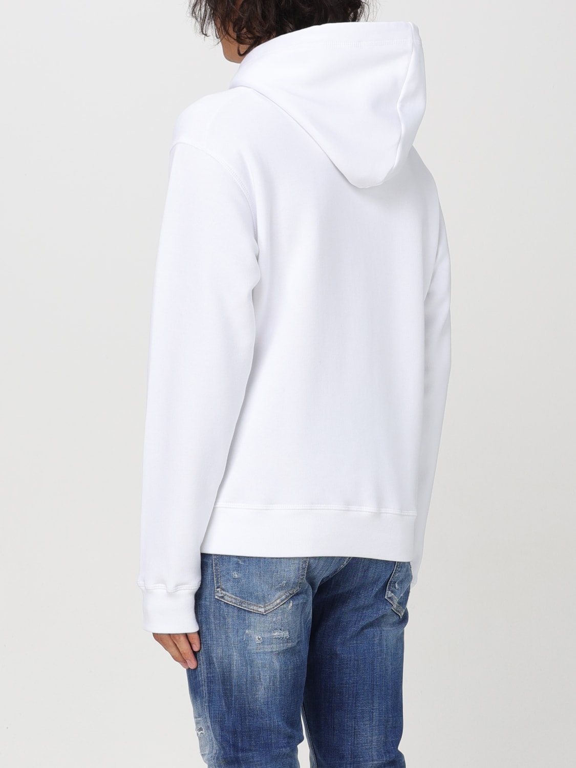 DSQUARED2 SWEATSHIRT: Sweatshirt men Dsquared2, White - Img 2