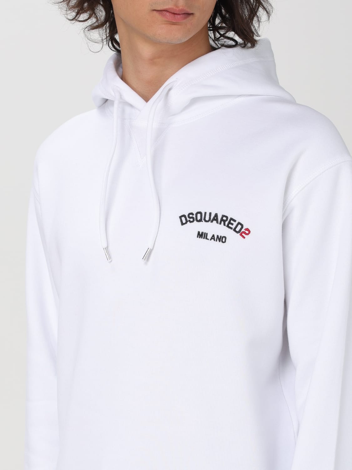 DSQUARED2 SWEATSHIRT: Sweatshirt men Dsquared2, White - Img 3