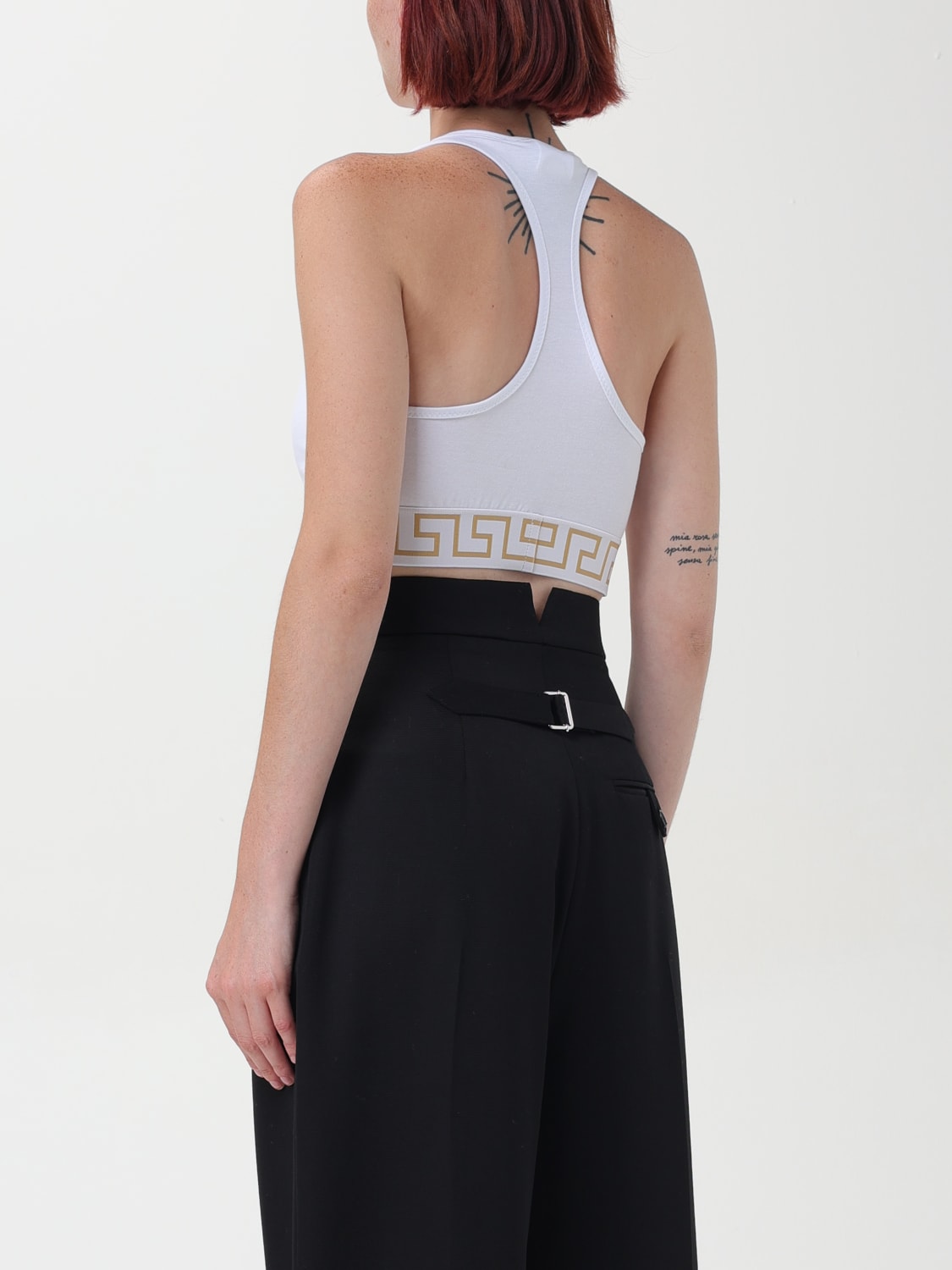 VERSACE TOP: Top mujer Versace, Blanco - Img 2