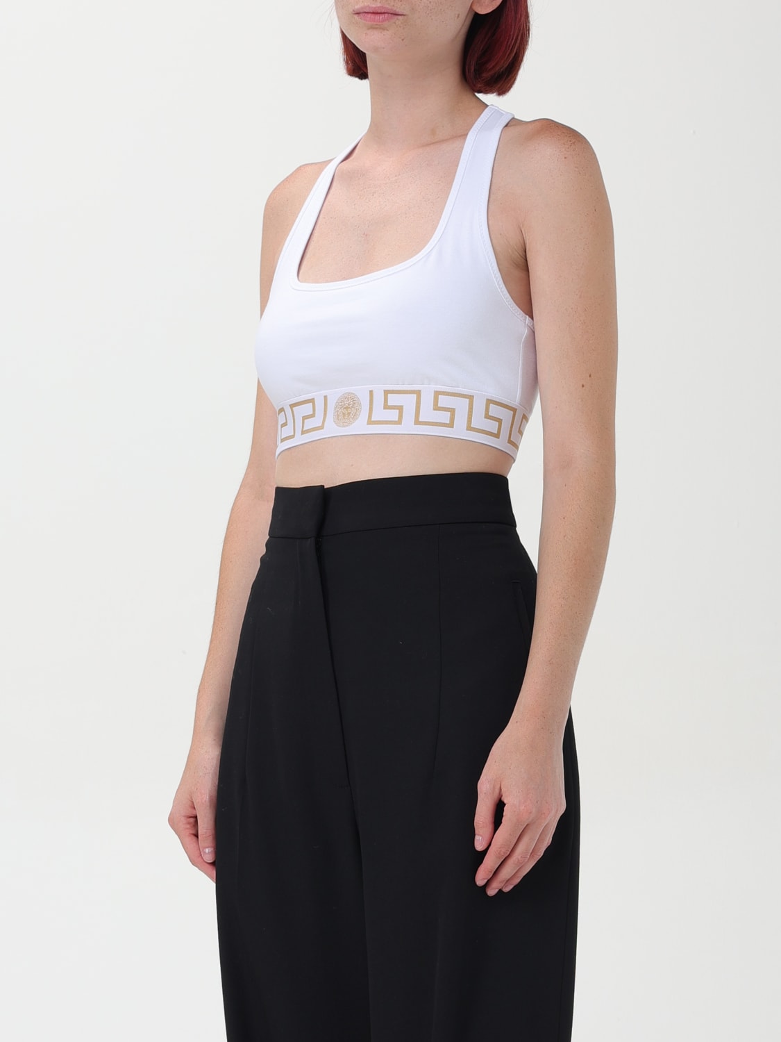 VERSACE TOP: Top mujer Versace, Blanco - Img 3