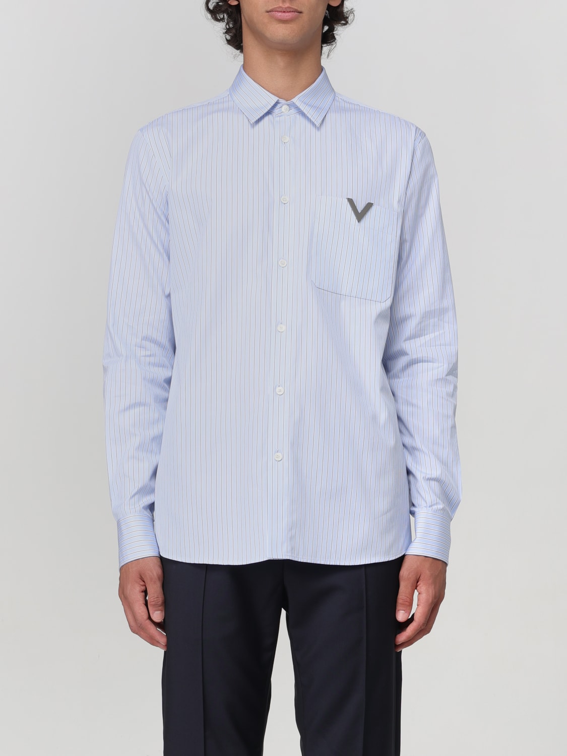 VALENTINO SHIRT: Shirt men Valentino, Blue - Img 1