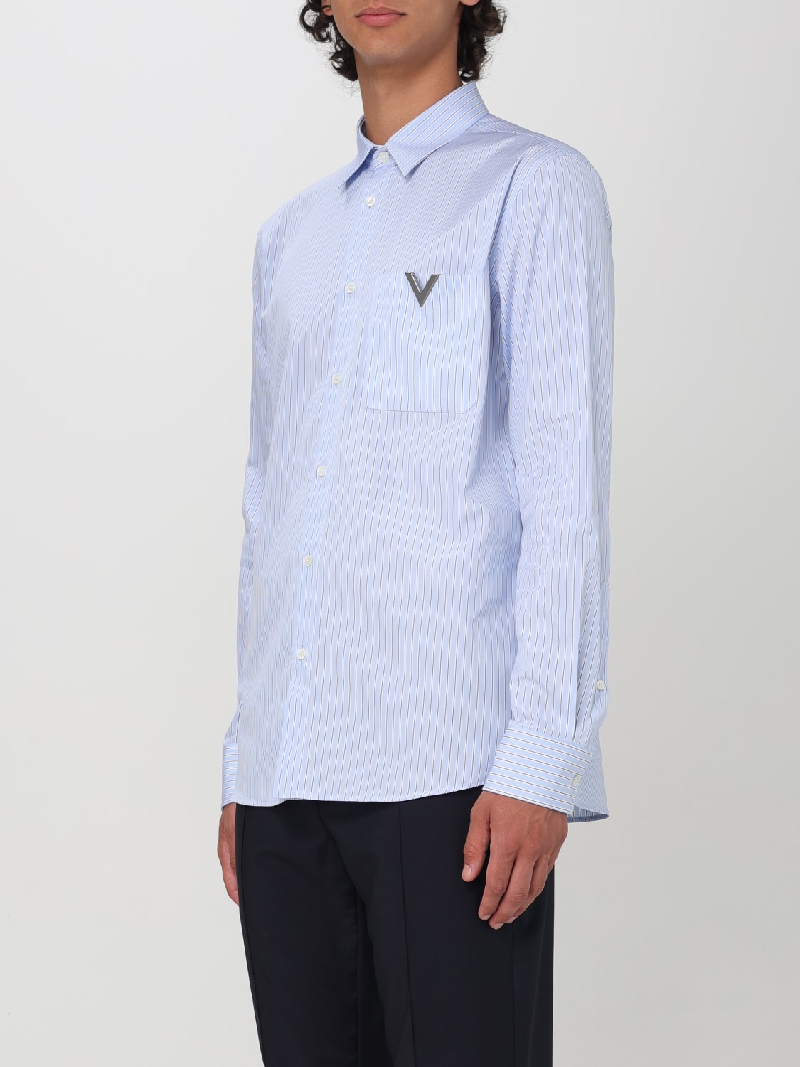 VALENTINO SHIRT: Shirt men Valentino, Blue - Img 4