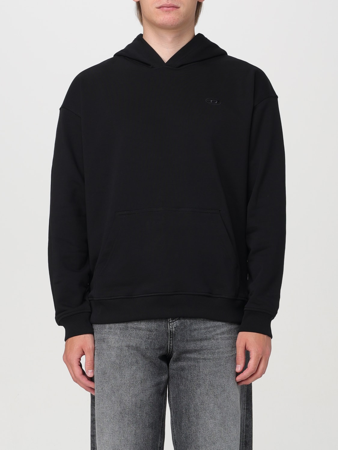 DIESEL SWEATSHIRT: Sweatshirt men Diesel, Black - Img 1