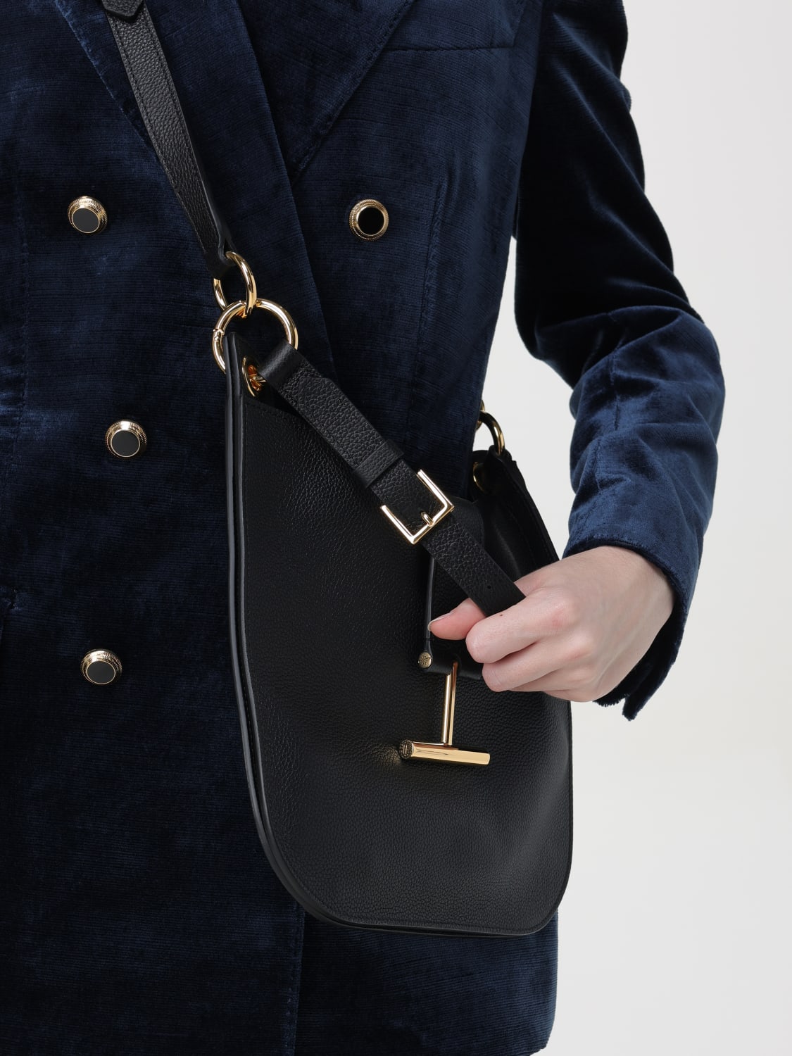 ショルダーバッグ・ポシェット TOM FORD Woman Shoulder bag Black L1764LCL095G 1N001 Tom Ford Small Shoulder Bag Tara - Black | L1764LCL095G1N001