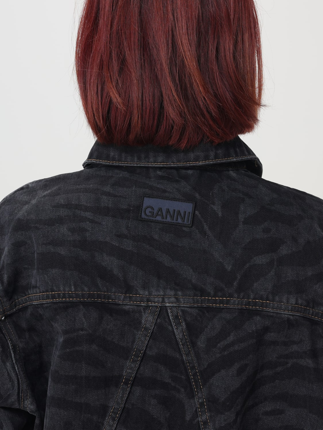 GANNI JACKET: Jacket woman Ganni, Black - Img 5