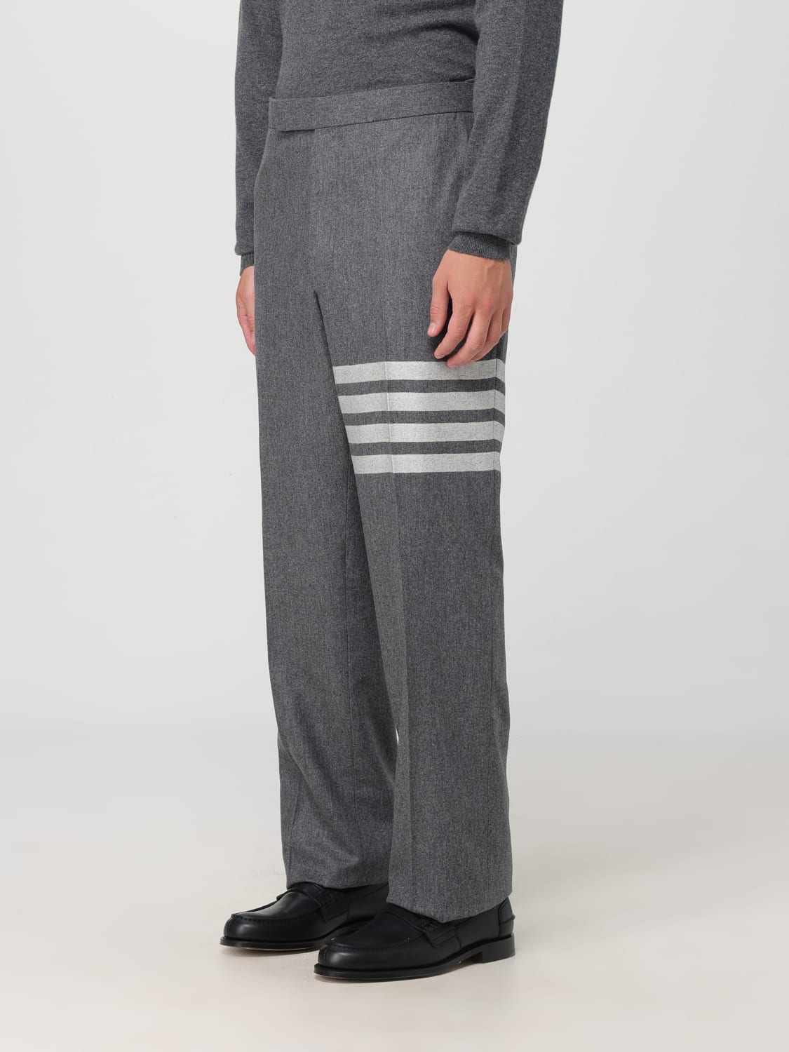 THOM BROWNE PANTS: Pants men Thom Browne, Grey - Img 3