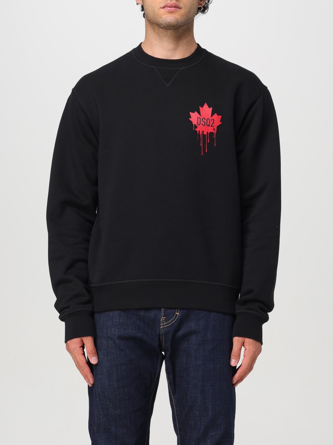 DSQUARED2 SWEATSHIRT: Sweater men Dsquared2, Black - Img 1