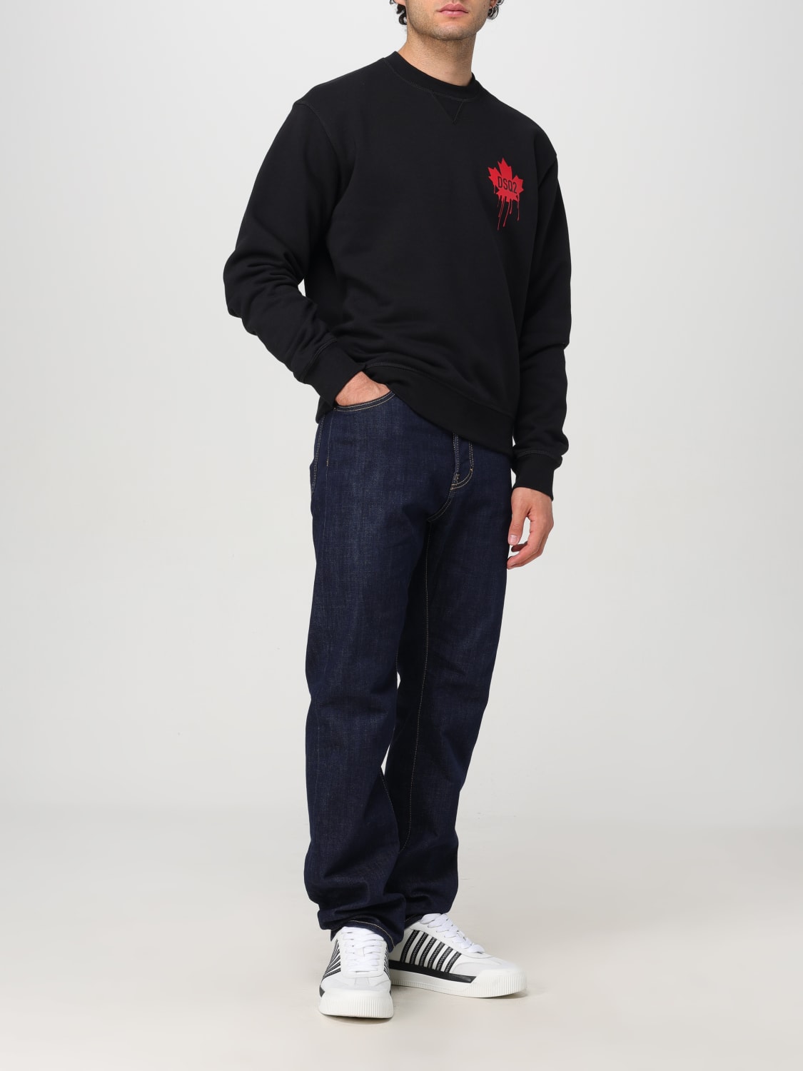 DSQUARED2 SWEATSHIRT: Sweater men Dsquared2, Black - Img 2