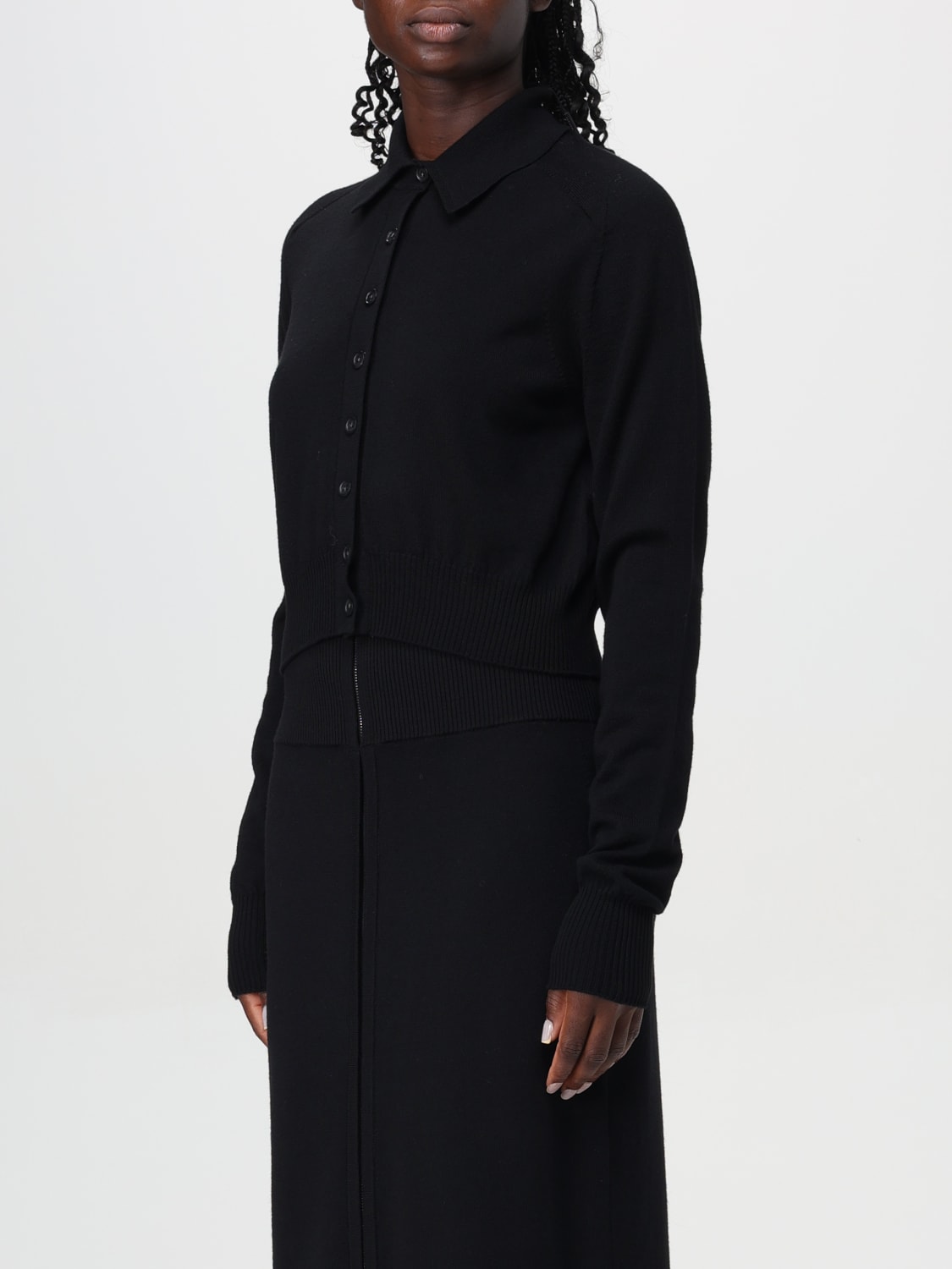SPORTMAX 売れ筋商品|||スポーツマックス カーディガン アウター レディース Cardigans Black Sportmax Outlet: Sweater woman - Black | Sportmax cardigan