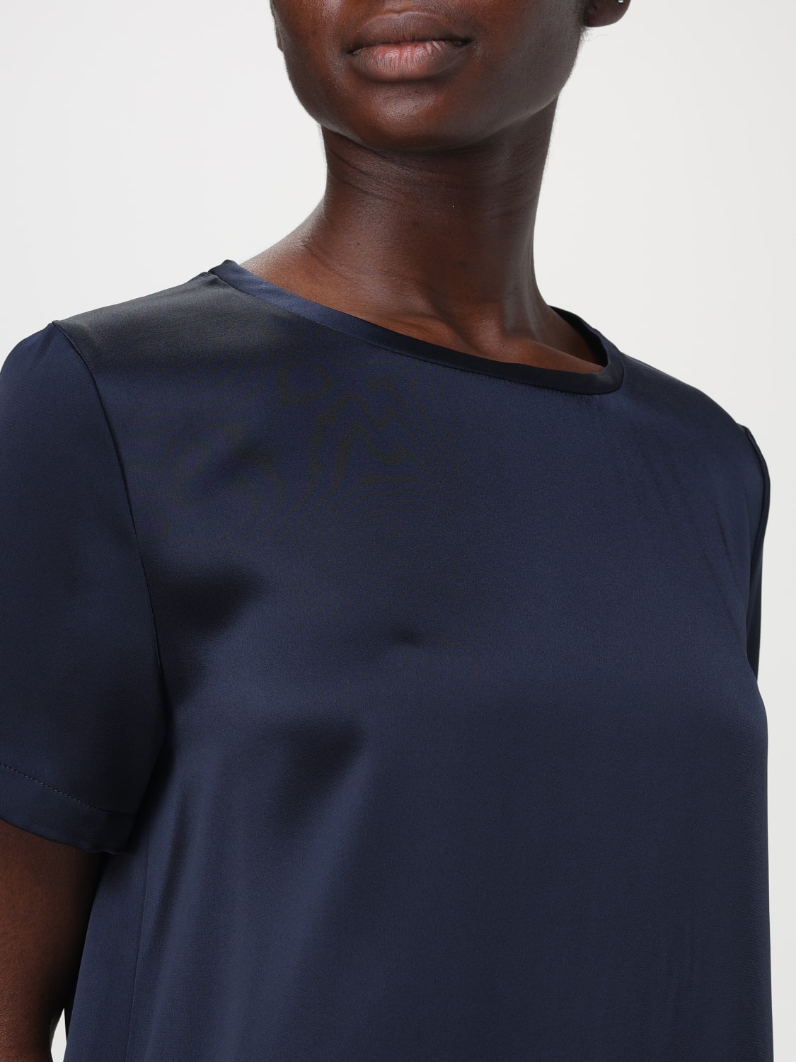 'S MAX MARA T-SHIRT: Top woman 's Max Mara, Blue - Img 5