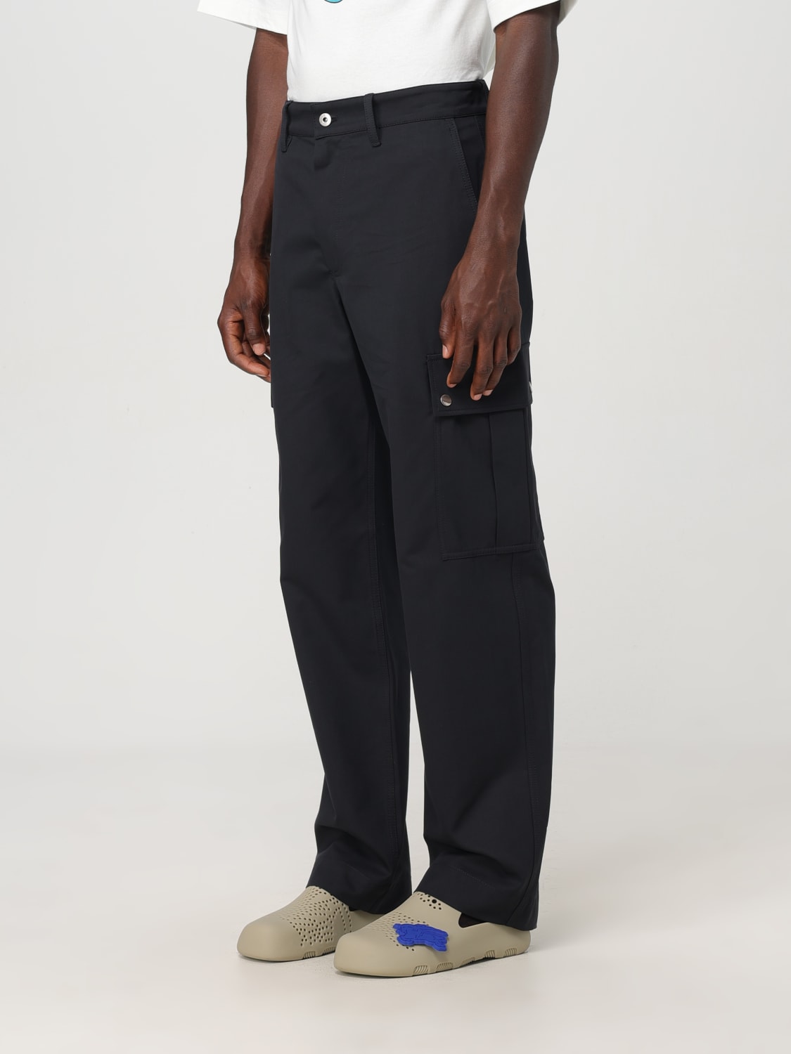 BURBERRY PANTS: Pants men Burberry, Black - Img 4