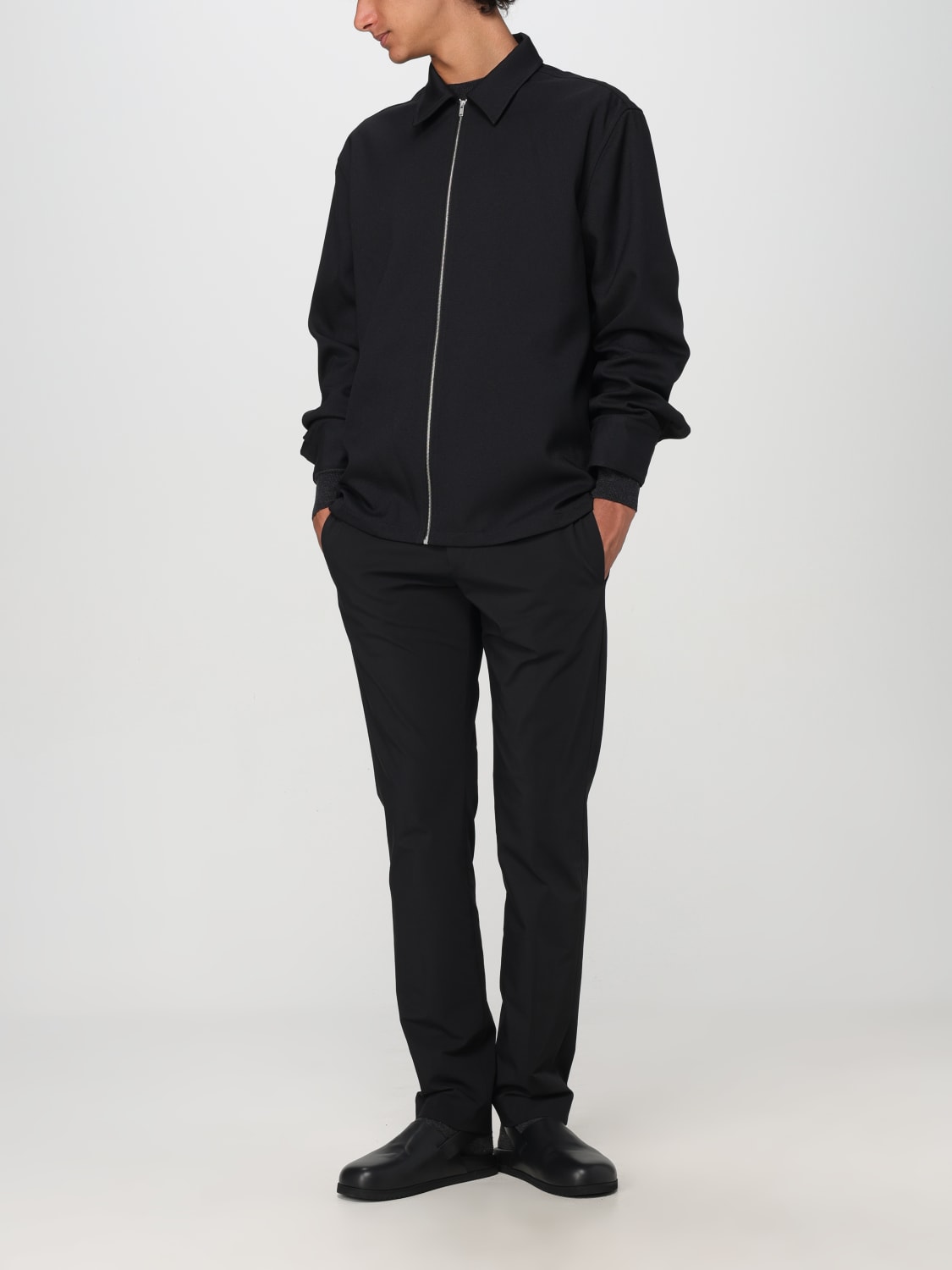 【美品】JIL SANDER ブラック シャツジャケット J22DL0254 Jil Sander シャツジャケット | ブラック | FARFETCH JP