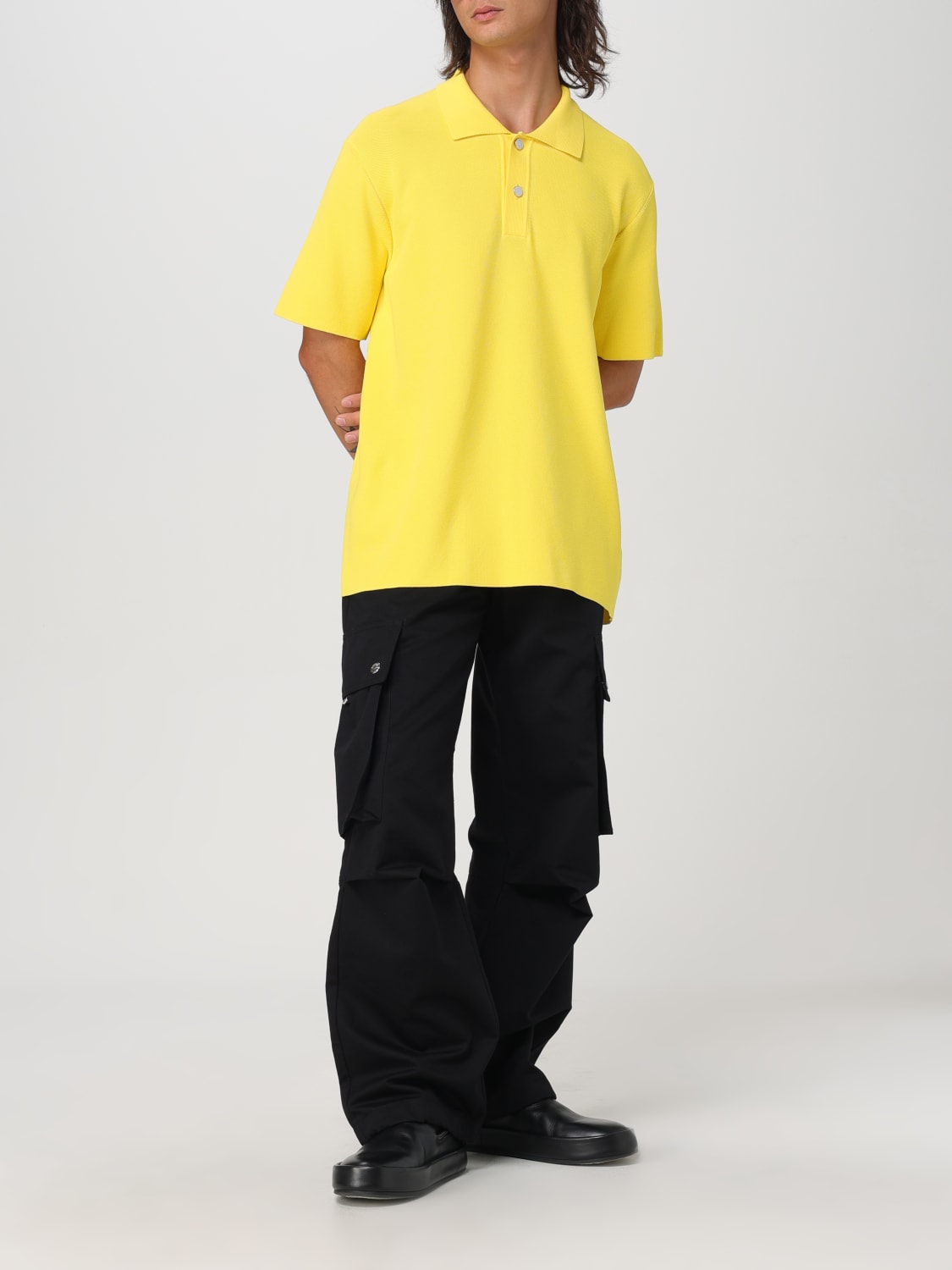 JACQUEMUS POLO SHIRT: Polo shirt men Jacquemus, Yellow - Img 2