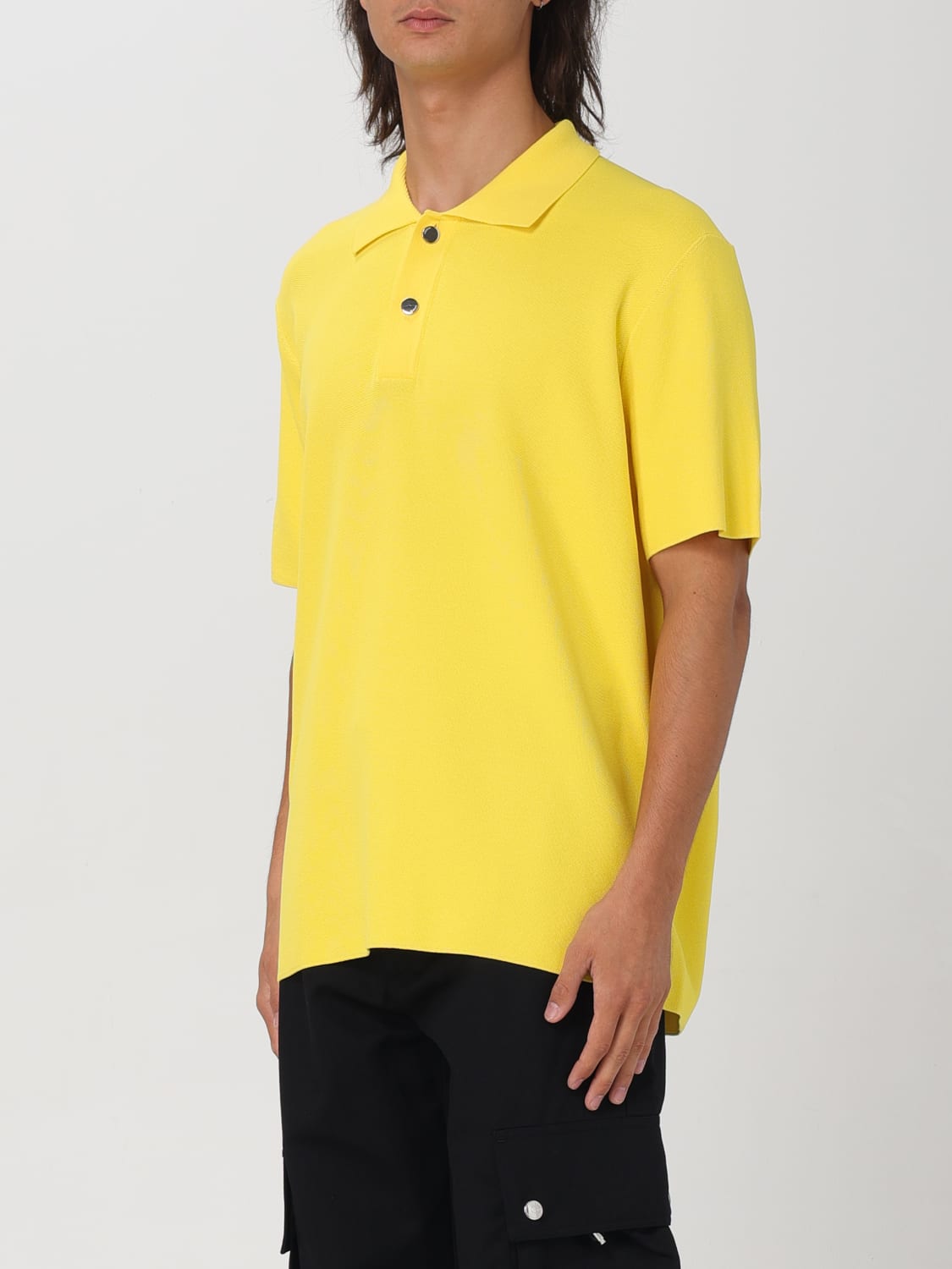 JACQUEMUS POLO SHIRT: Polo shirt men Jacquemus, Yellow - Img 4