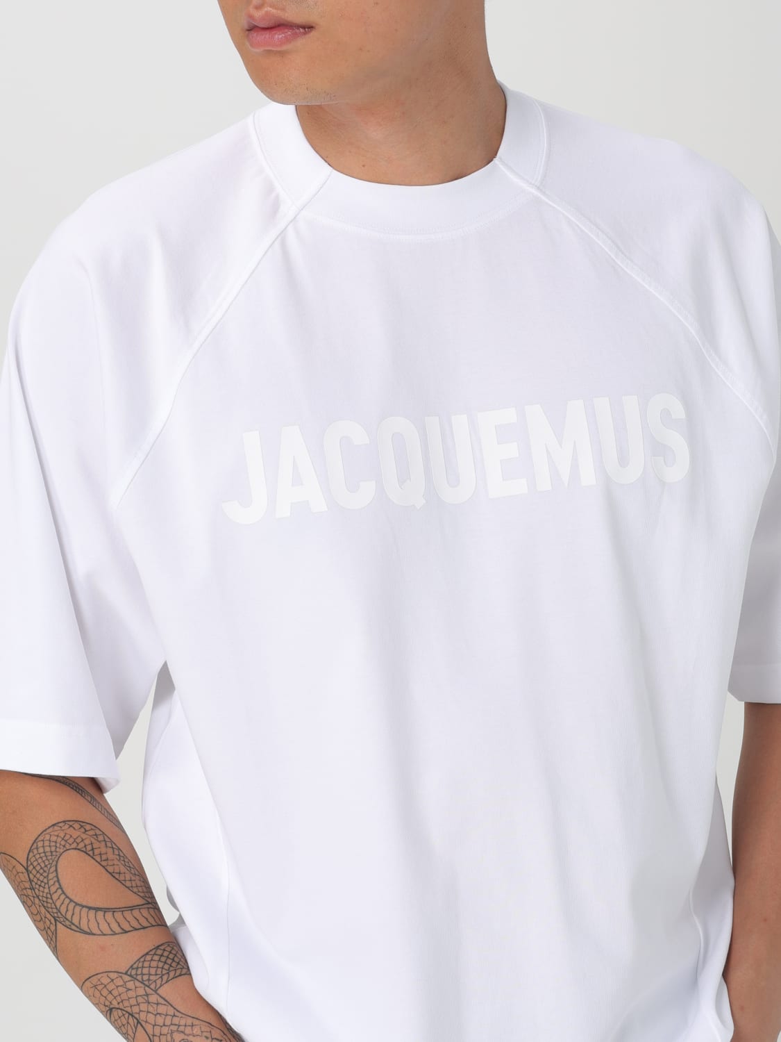 JACQUEMUS T-SHIRT: T-shirt men Jacquemus, White - Img 5