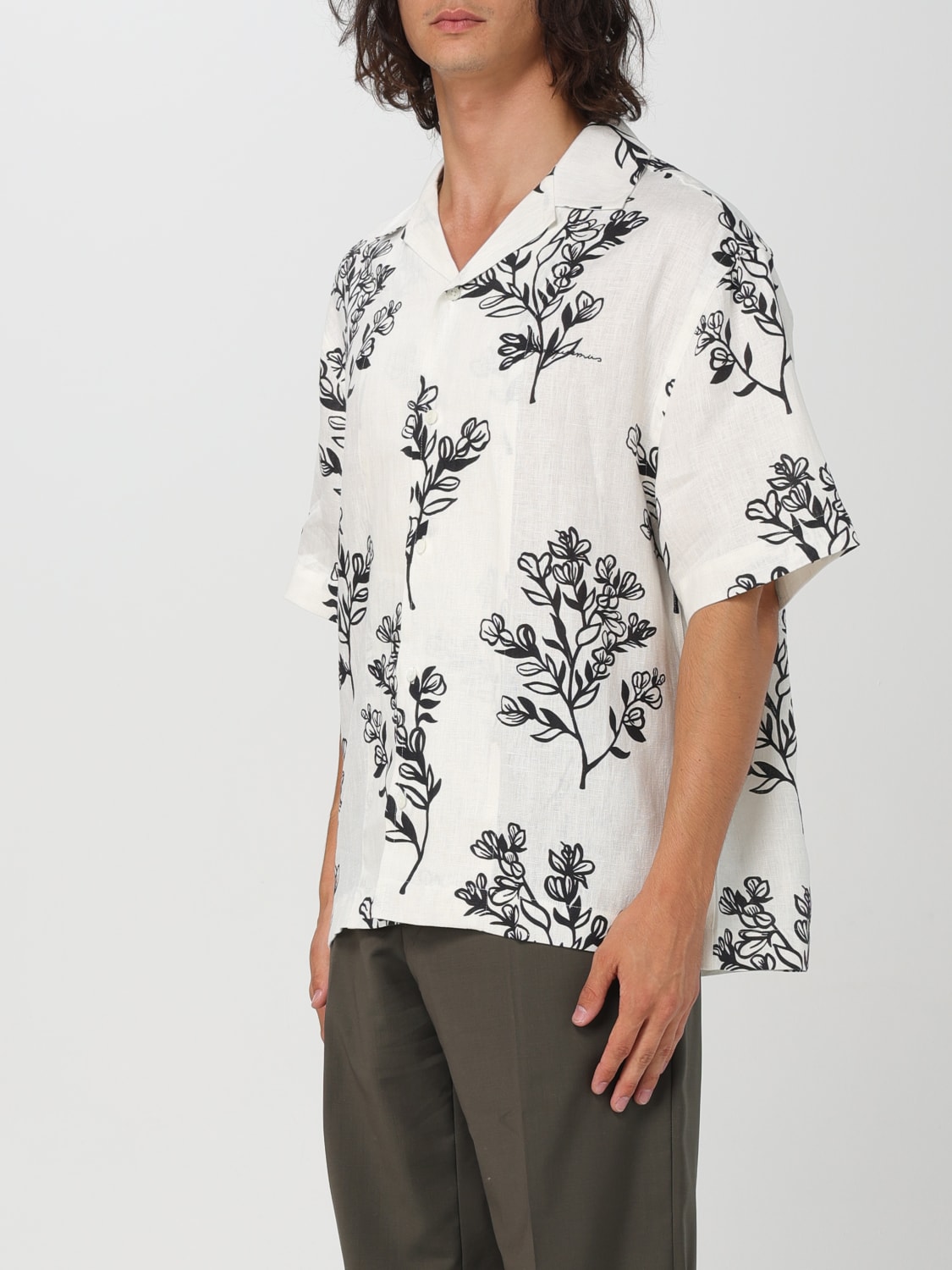 JACQUEMUS CAMICIA: Camicia floreale Jacquemus in lino, Fantasia - Img 4