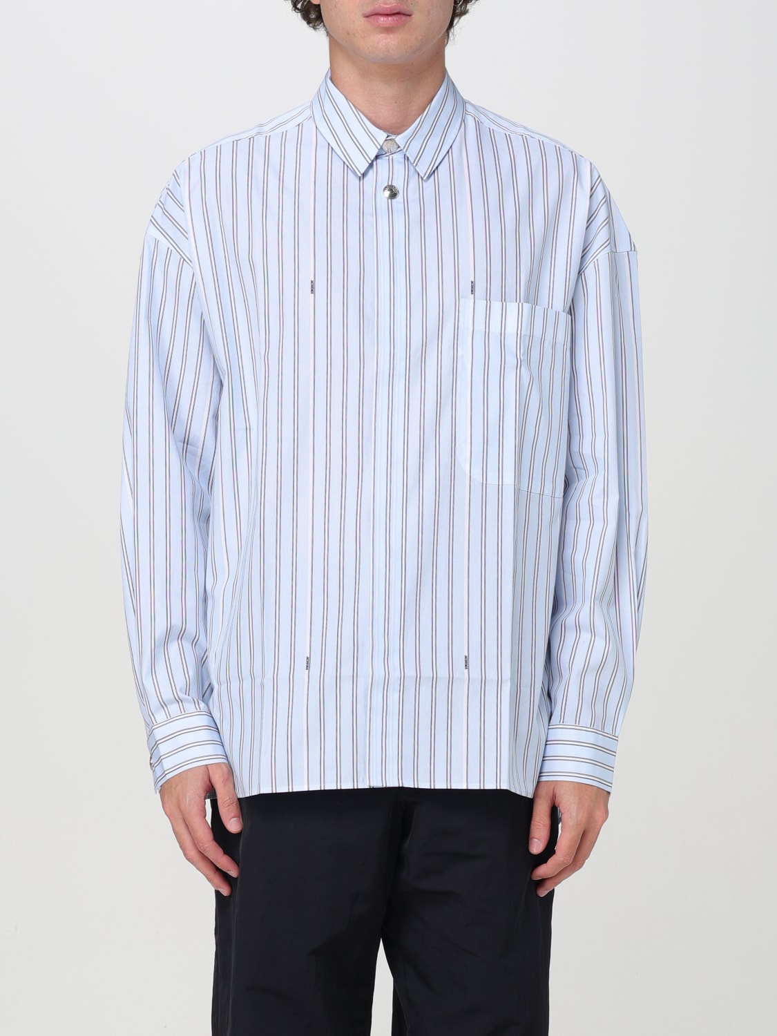 JACQUEMUS SHIRT: Shirt men Jacquemus, Blue - Img 1