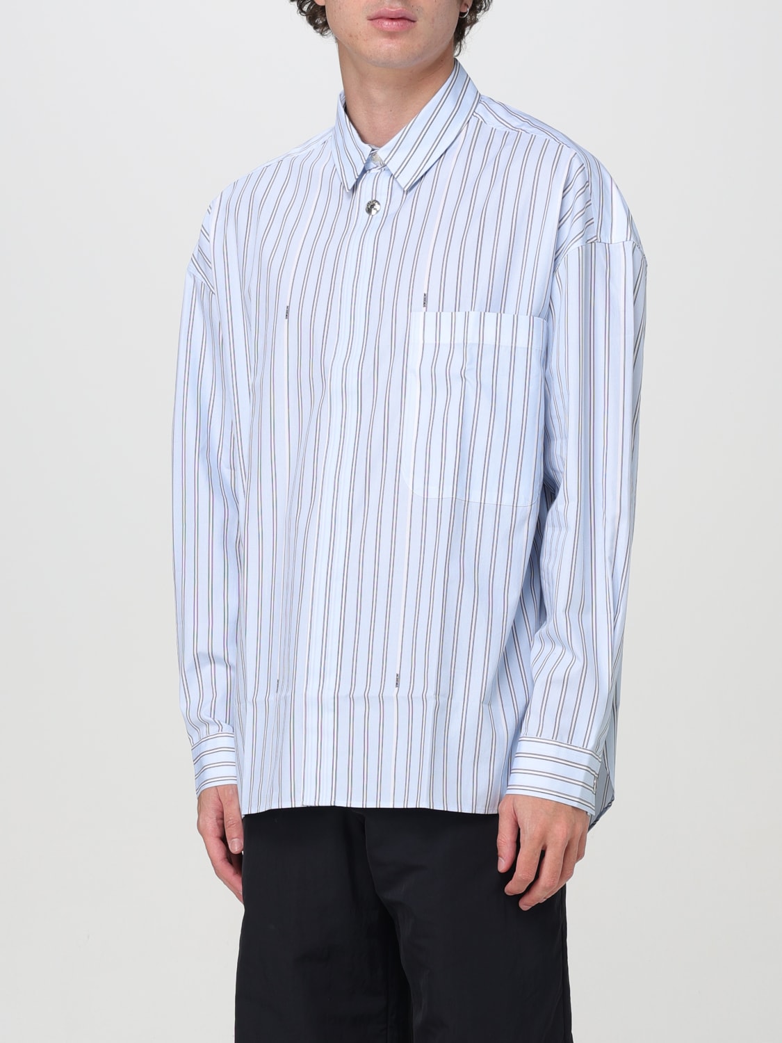 JACQUEMUS SHIRT: Shirt men Jacquemus, Blue - Img 4