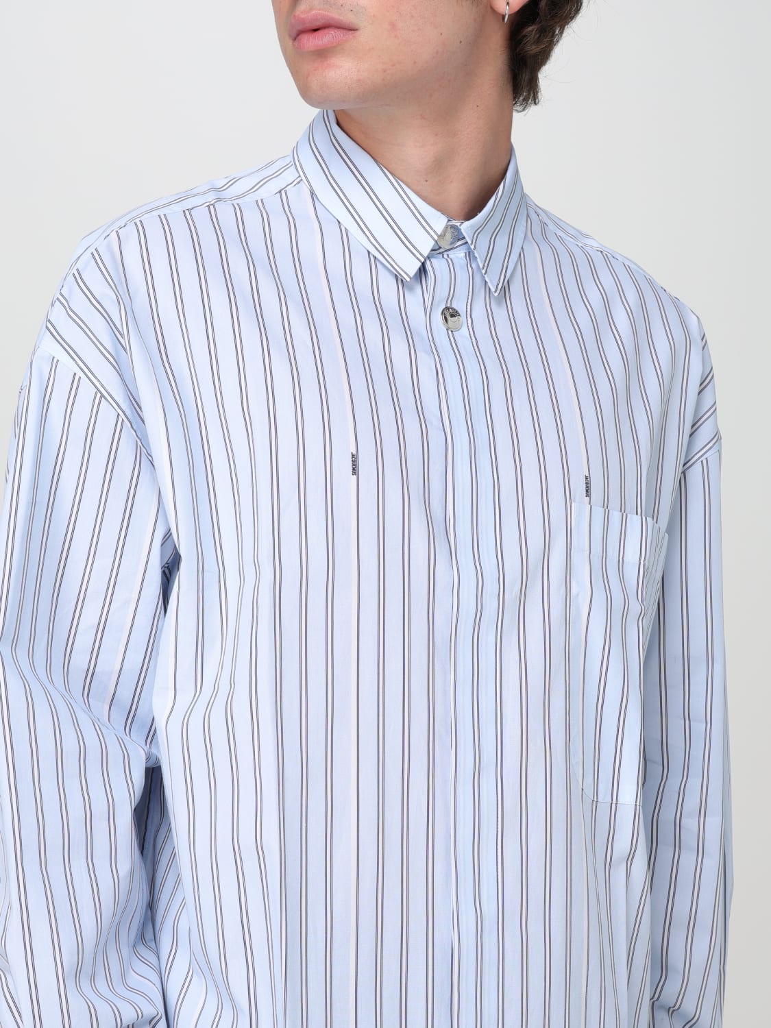 JACQUEMUS SHIRT: Shirt men Jacquemus, Blue - Img 5