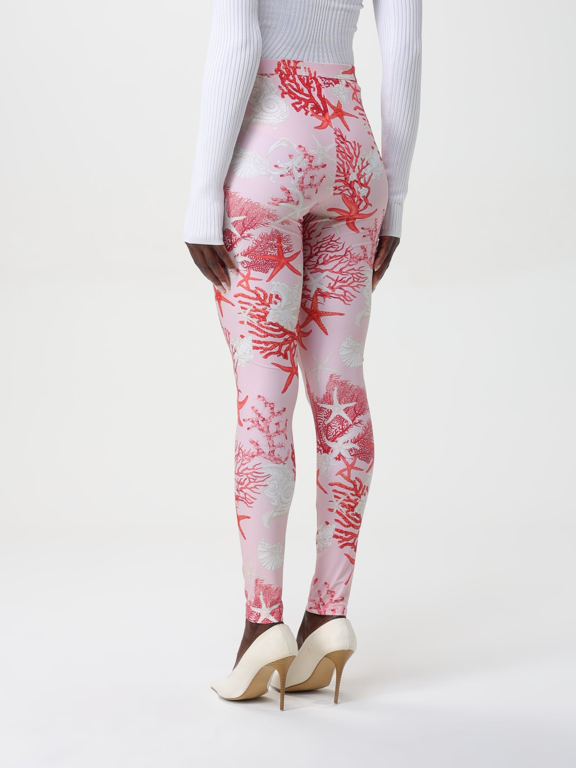 VERSACE PANTS: Pants woman Versace, Pink - Img 2