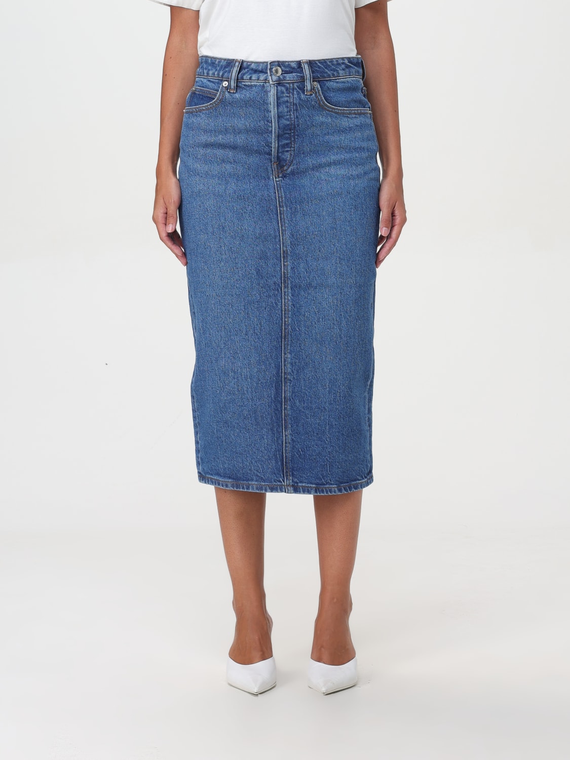 ALEXANDER WANG JUPE: Jupe femme Alexander Wang, Bleu - Img 1