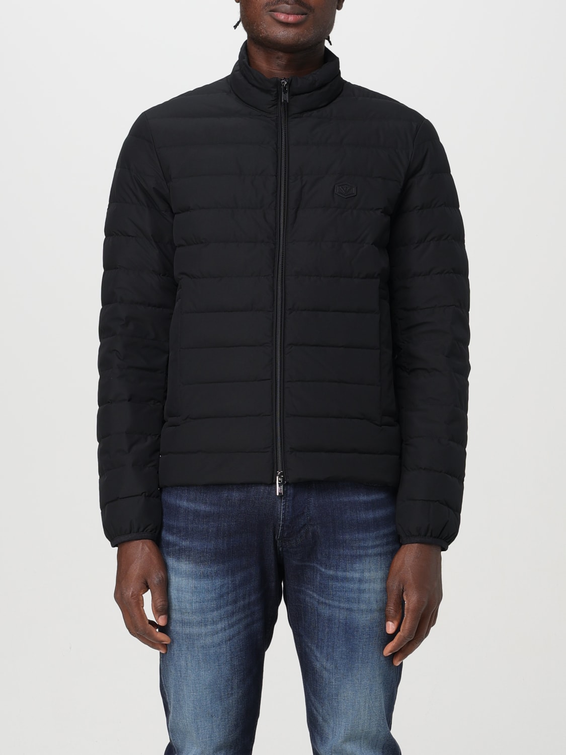 Giglio Giubbotto Emporio Armani in nylon trapuntato