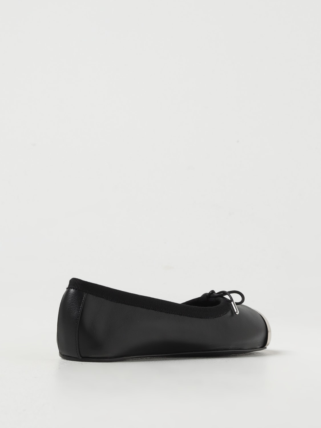 【MCQUEEN】Ballet Flat in Black Punk Ballet Flats - Alexander Mcqueen - Leather - Black/Silver