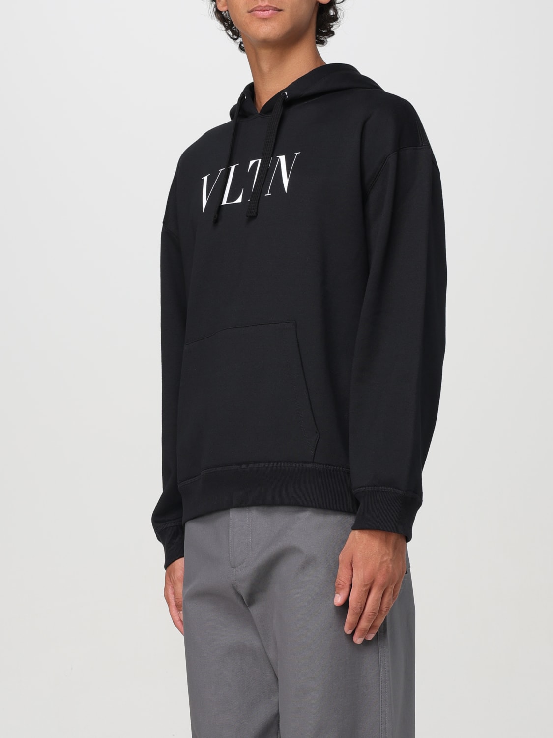 VALENTINO FELPA: Sweatshirt men Valentino, Black - Img 4