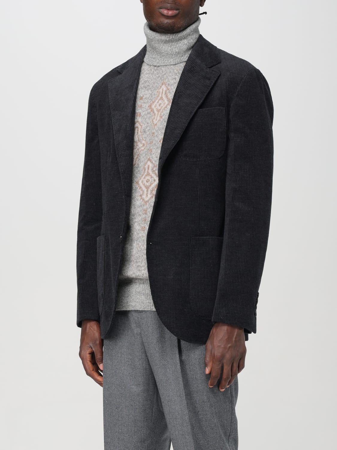 BRUNELLO CUCINELLI BLAZER: Veste homme Brunello Cucinelli, Gris - Img 3