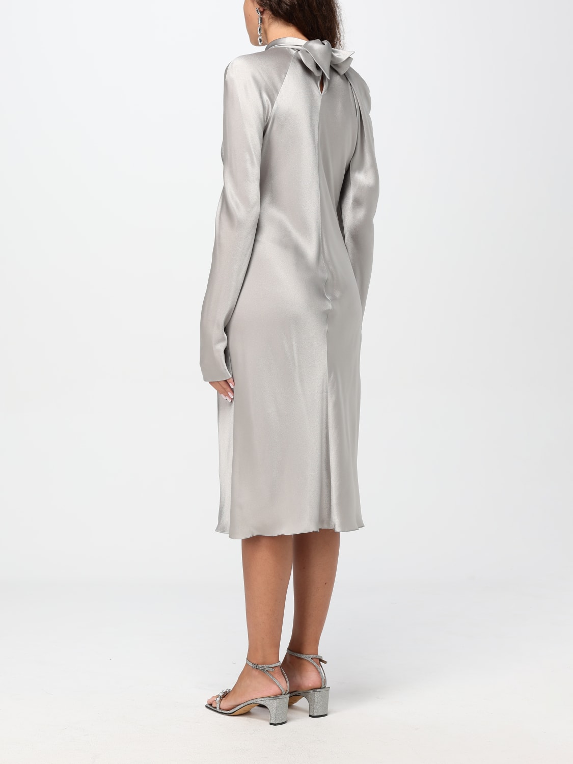 ALBERTA FERRETTI ROBES: Robes femme Alberta Ferretti, Gris 1 - Img 2