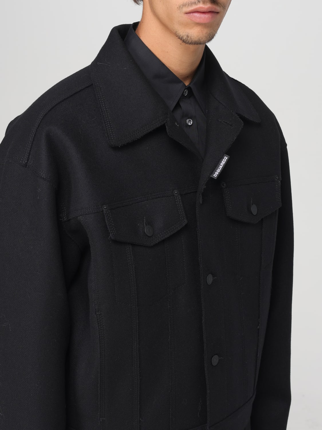 DSQUARED2 VESTE: Veste homme Dsquared2, Noir - Img 4