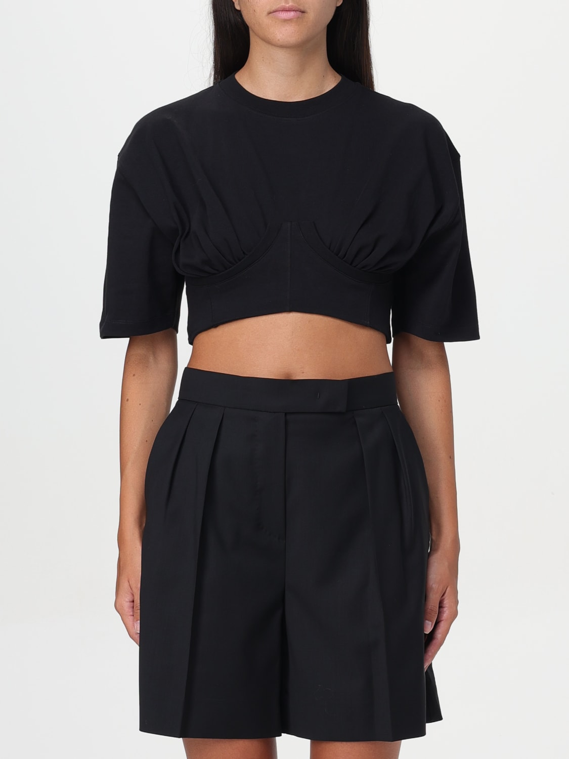 JACQUEMUS T-SHIRT: T-shirt woman Jacquemus, Black - Img 1