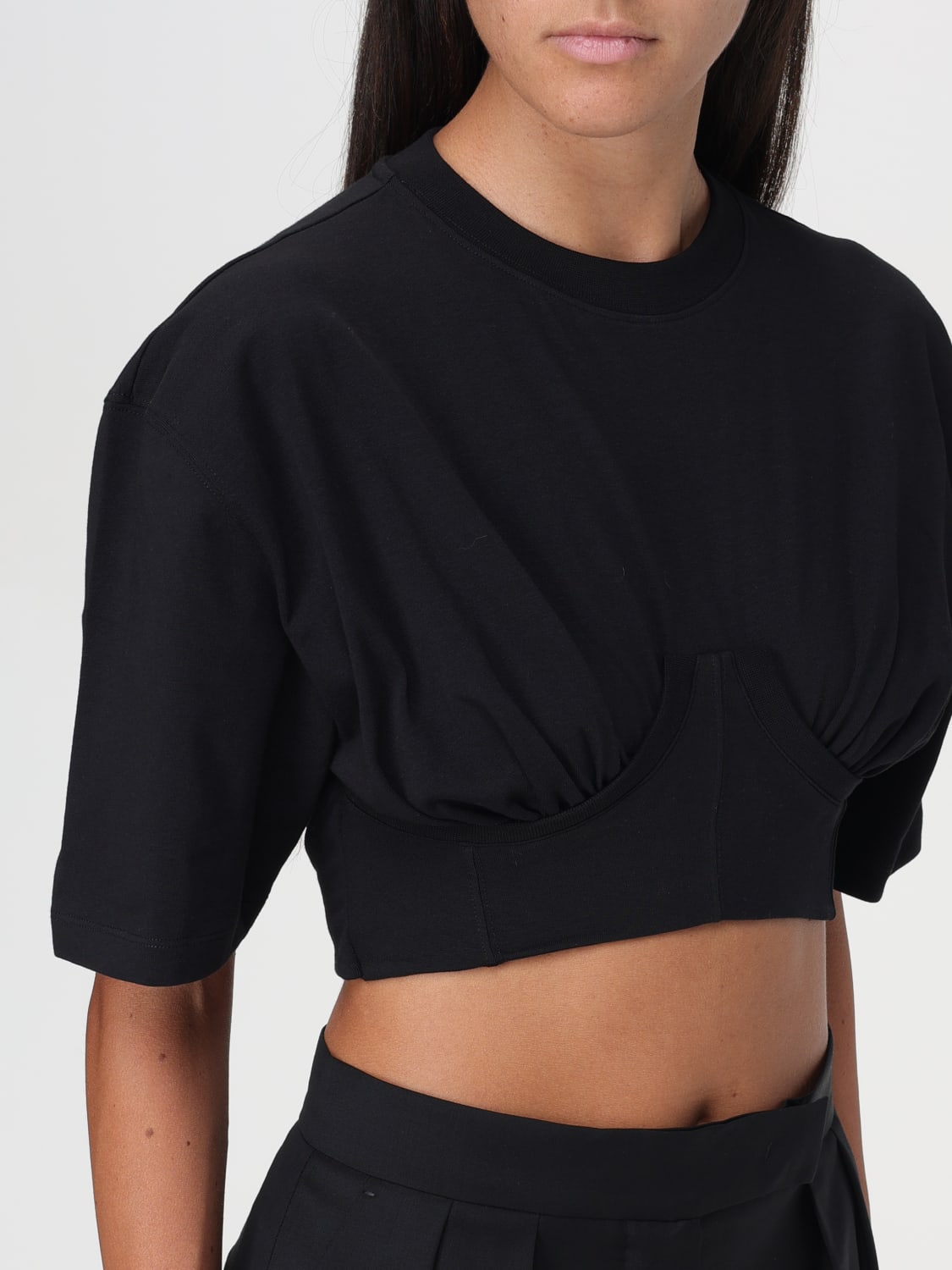 JACQUEMUS T-SHIRT: T-shirt woman Jacquemus, Black - Img 5