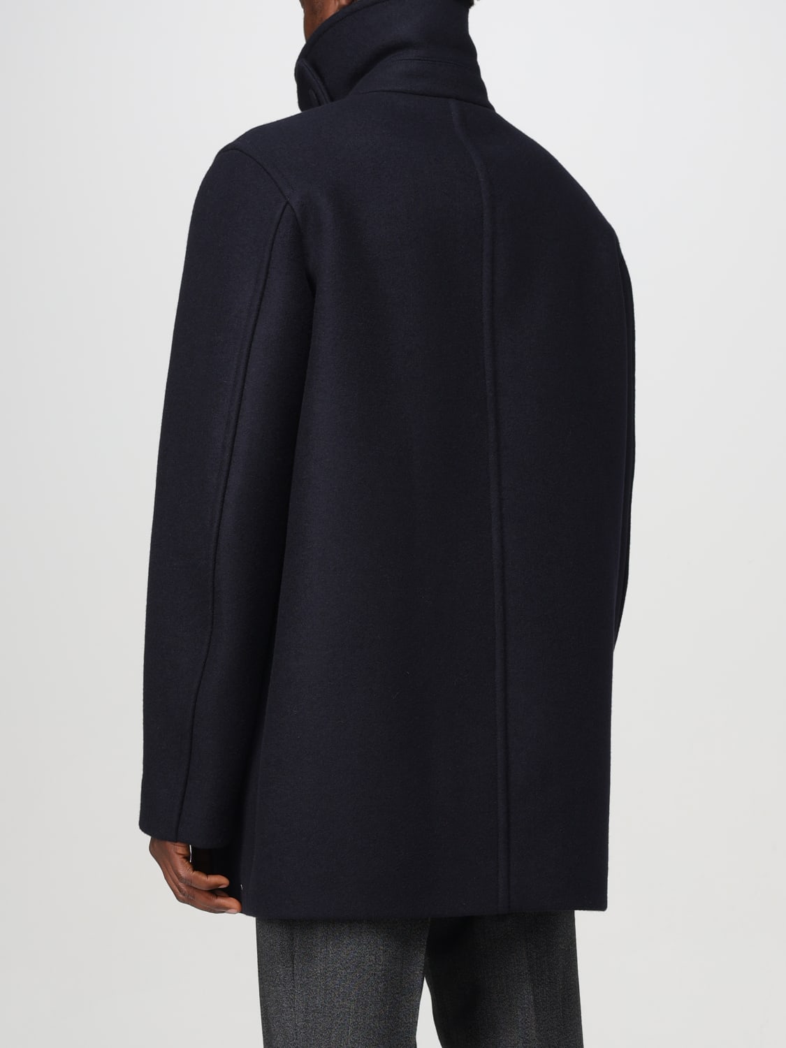 JIL SANDER コート: コート メンズ Jil Sander, ブルー - Img 3